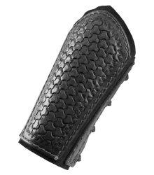 Armschützer aus Leder mit Prägung und Wildleder, Paar, versch. Farben