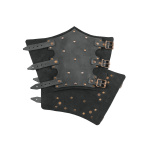 Armschützer aus Leder mit Nieten und Wildleder, Paar, versch. Farben