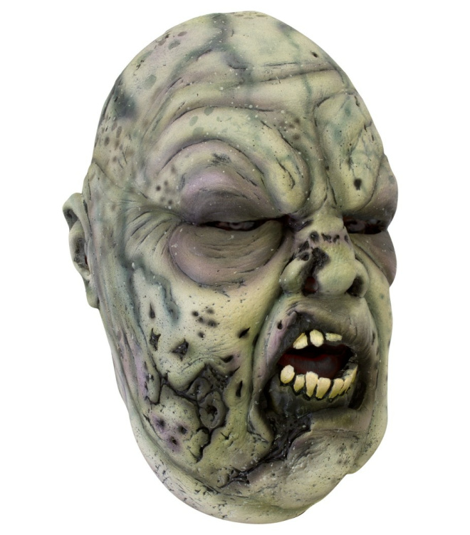 Zombie-Maske, grau/grün