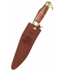 USMC Kukri Messer mit Ledergriff