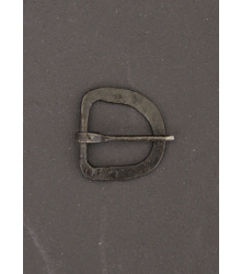 Handgeschmiedete Schnalle aus Stahl, f&uuml;r ca. 17 mm...