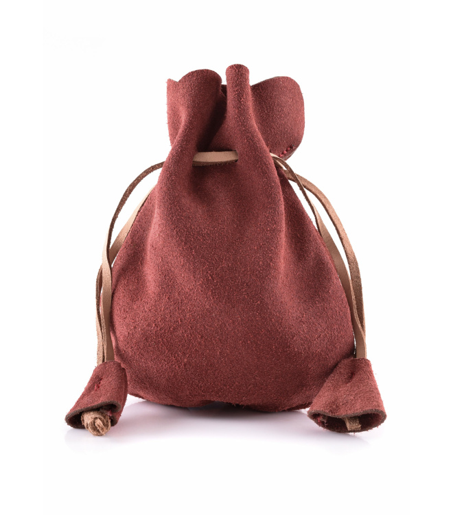 Lederbeutel, Kleiner Geldbeutel aus Wildleder, verschiedene Farben