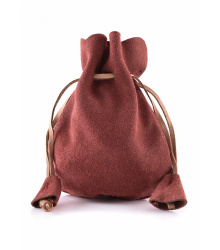 Lederbeutel, Kleiner Geldbeutel aus Wildleder, verschiedene Farben