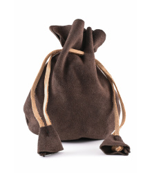 Lederbeutel, Kleiner Geldbeutel aus Wildleder, verschiedene Farben