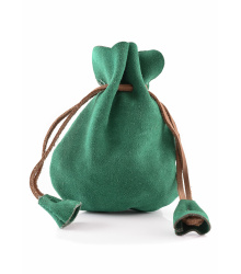 Lederbeutel, Kleiner Geldbeutel aus Wildleder, verschiedene Farben