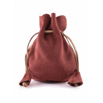 Lederbeutel, Kleiner Geldbeutel aus Wildleder, verschiedene Farben