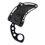 Undercover Karambit Messer mit Scheide, schwarz