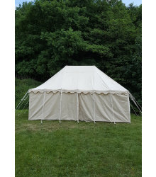 Ritterzelt Markward, 5 x 8 m, 425 gsm, natur