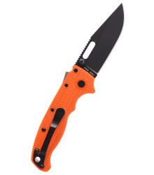 Taschenmesser Demko AD20.5 Clip Point, Orange, DLC