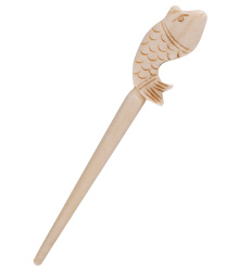 Haar- / Gewandnadel aus Knochen mit Fisch-Motiv