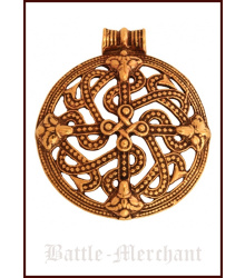 Anh&auml;nger Wikinger Kreuz aus Bronze