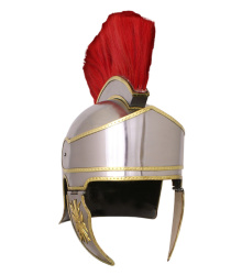 Attischer Helm mit Haarbusch, 1,6 mm Stahl