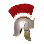 Attischer Helm mit Haarbusch, 1,6 mm Stahl