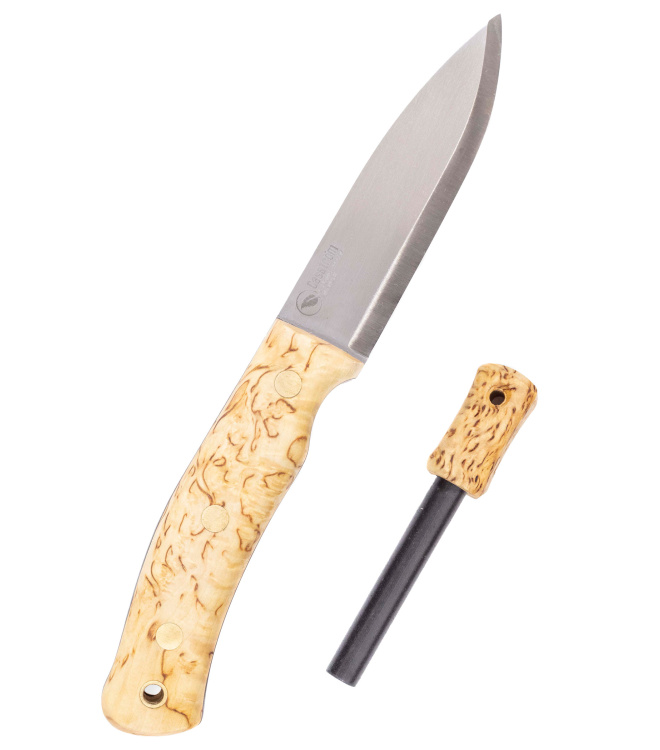 Swedish Forest Knife No.10, Maserbirke + Feuerstahl