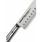 Samura Bamboo Kleines Santoku. Kullenschliff, 137 mm