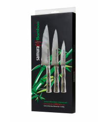 Samura Bamboo, 3-teiliges Messerset