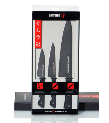 Samura Shadow 3-teiliges Messerset