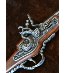 Gerade Steinschloss-Pistole, 18. Jahrhundert, Replik
