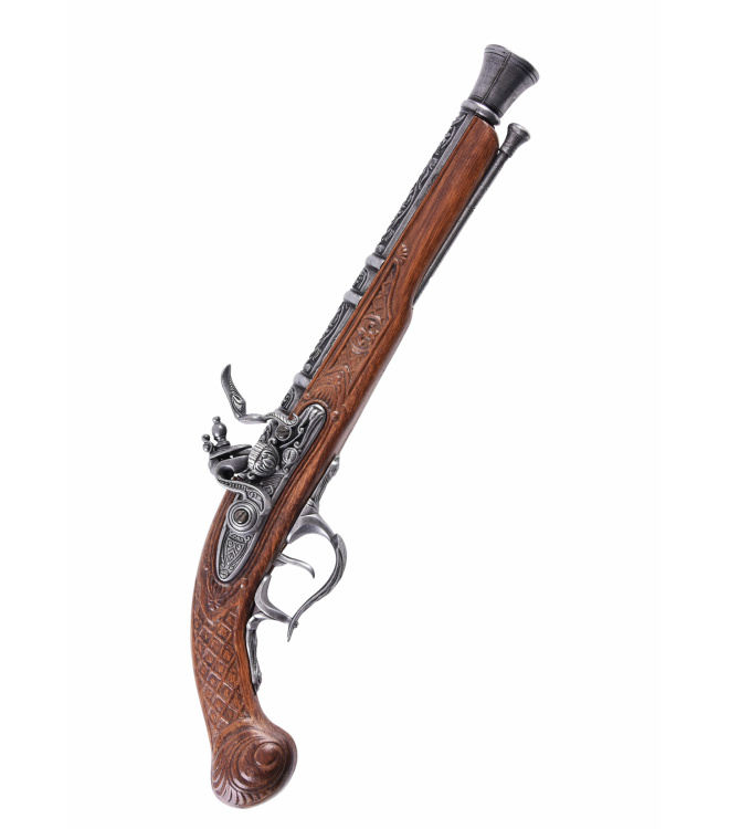 Französische Blunderbuss-Pistole, Espingole, 18. Jahrhundert, Replik