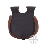 Mittelalterliche Gürteltasche aus Leder, verschiedene Farben