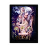 Der Hobbit Poster - Der Weiße Rat, im Rahmen, 42 x 30 cm