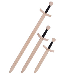 Kinder Ritterschwert Kunibert aus Holz, verschiedene Längen