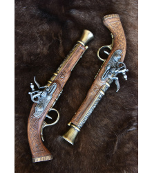 Duell-Pistolen, Espingolen, 2er Set, 18. Jahrhundert,...