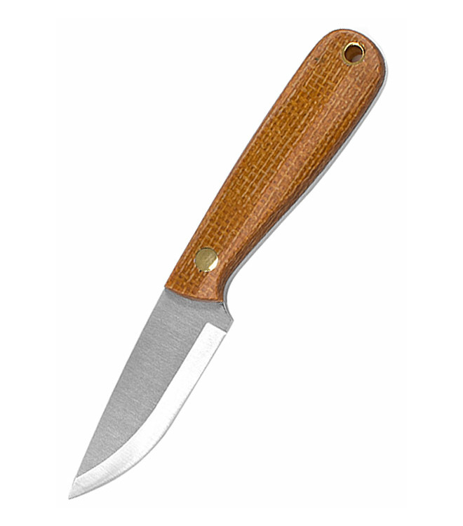 Brisa Necker 70 - Mustard Micarta, Scandi