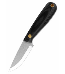 Brisa Necker 70 - Black micarta, Scandi