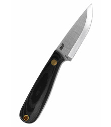 Brisa Necker 70 - Black micarta, Scandi