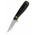 Brisa Necker 70 - Black micarta, Scandi