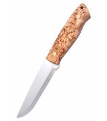 Brisa Trapper 115 - Stabilisierte Maserbirke, Scandi, Feuerstahl