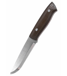 Brisa Trapper 115 - Grünes Micarta, Scandi, Feuerstahl