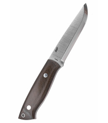 Brisa Trapper 115 - Grünes Micarta, Scandi, Feuerstahl