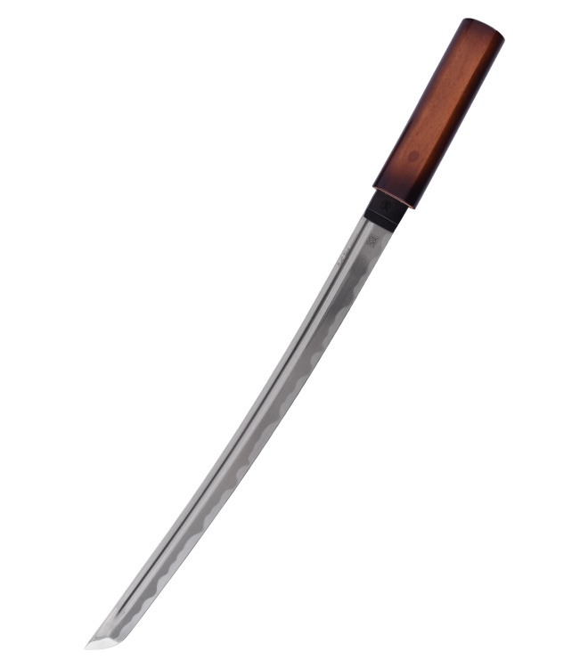 Wakizashi mit Holz - Shirasaya, dunkel, Marto