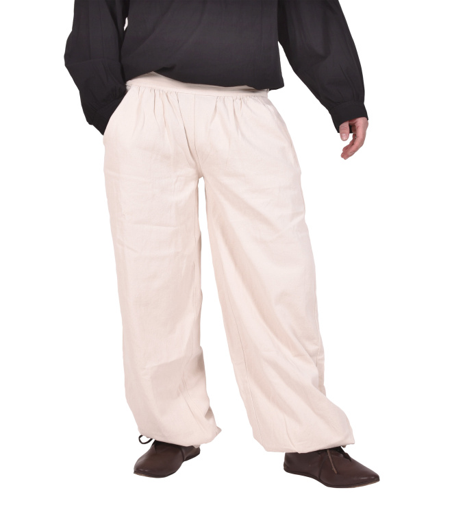 Weite Mittelalter-Hose Hermann, natur