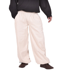 Weite Mittelalter-Hose Hermann, natur