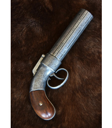 Sechsläufiger Allen & Thurber Pepperbox-Bündelrevolver von 1837, Replik