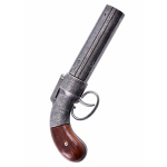 Sechsläufiger Allen & Thurber Pepperbox-Bündelrevolver von 1837, Replik