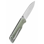 Parrot, satinierte Klinge, Jade G10 Griff