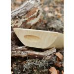 Holztrog aus Lindenholz, glatt, versiegelt, ca. 30 x 16 x 6 cm