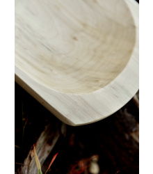 Holztrog aus Lindenholz, glatt, versiegelt, ca. 45 x 23 x 6 cm