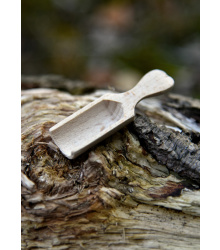 Schäufelchen aus Buchenholz, flacher Griff, ca. 6 x 1,8 cm