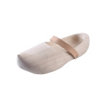 Holzschuhe mit Lederriemen