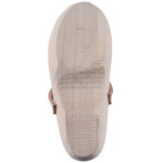 Holzschuhe mit Lederriemen