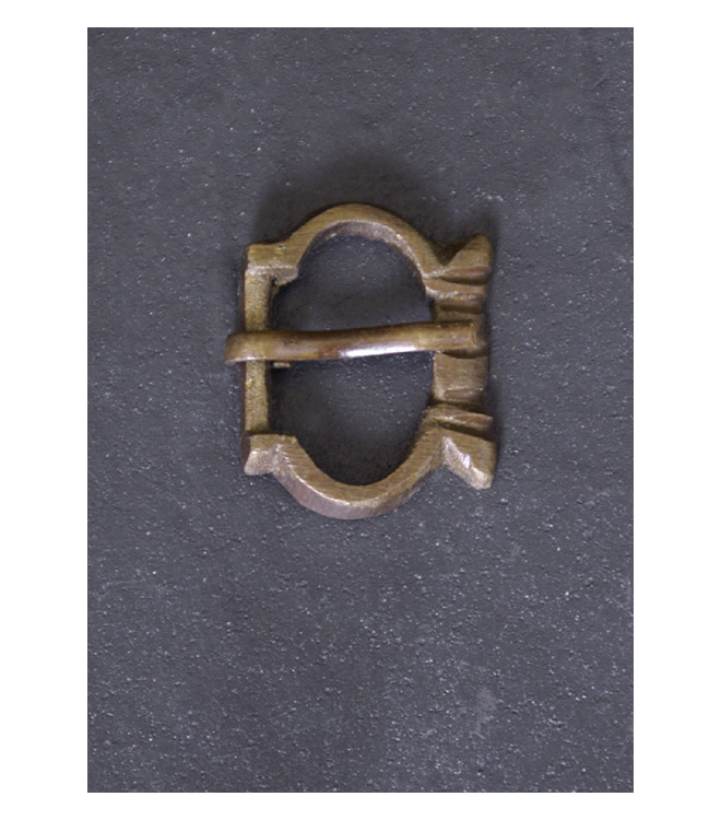 Hochmittelalter Schnalle aus Messing, Nr. 6