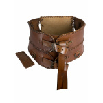 Miedergürtel aus Leder, braun