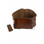 Miedergürtel aus Leder, braun
