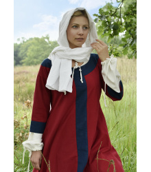 Mittelalterkleid Gudrun, rot/blau