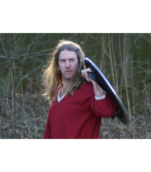 Wikinger Tunika aus Baumwolle, dunkelrot